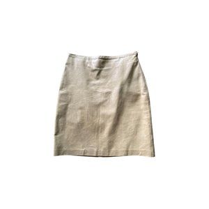30" | 8 | vintage 90's FINITY genuine leather high waisted mini skirt